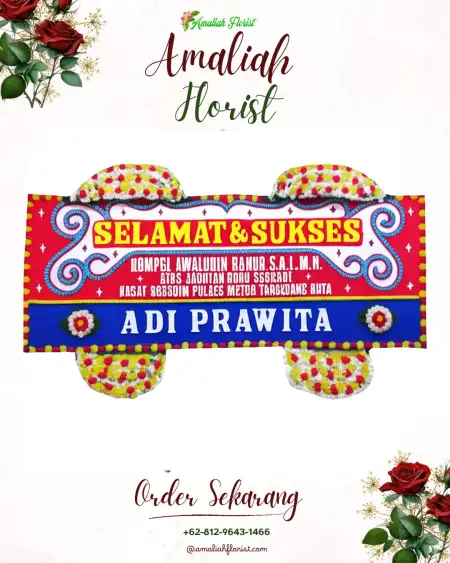 Papan Bunga Ucapan Selamat Sambiresik